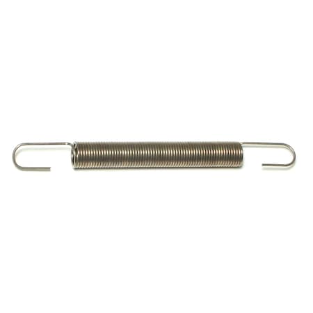 Midwest Fastener 3/8" x 4" x .038" WG Steel Extension Springs 6PK 18546